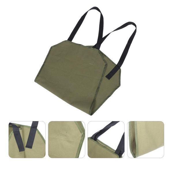 

storage bags 1pc durable firewood container portable wood carrying holder for