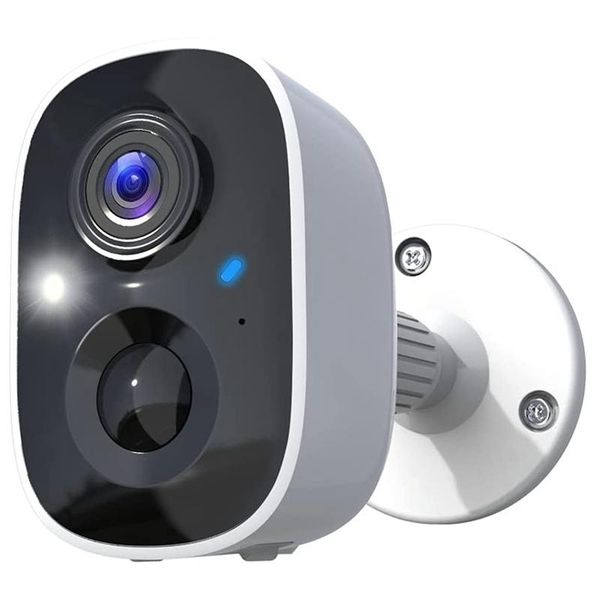 

webcams outdoor wireless battery security camera, wifi 1080p hd rechargeable spotlight camera with ai pir motion detection