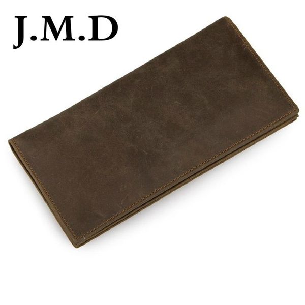 

wallets j.m.d genuine cow leather mens long bifold holder male wallet daily cash, Red;black