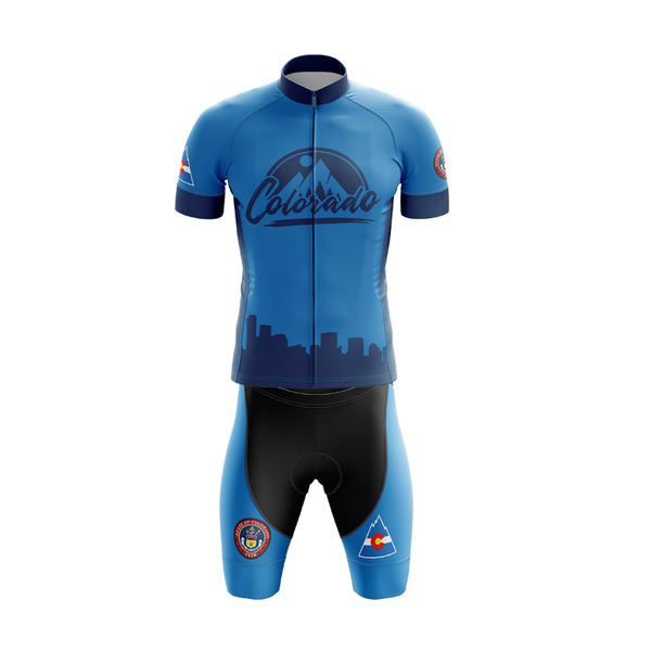 

racing sets hirbgod cycling suit men's riding short-sleeved quick-drying breathable outdoor bicycle shorts fato de ciclismo,tyz201-0104, Black;blue