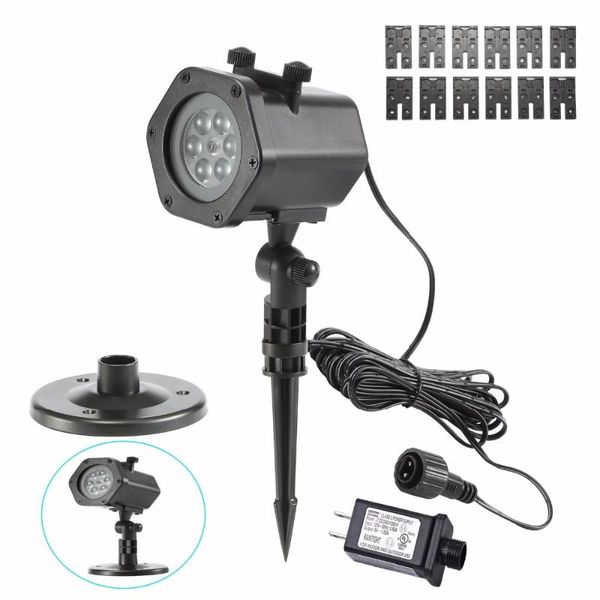 

lawn lamps christmas led projector lamp landscape projection halloween lights waterproof 12 patterns spotlight for holiday, party
