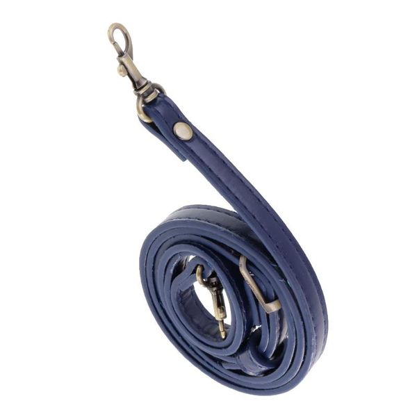 

hooks & rails adjustable pu leather crossbody shoulder bag strap handle replacement blue