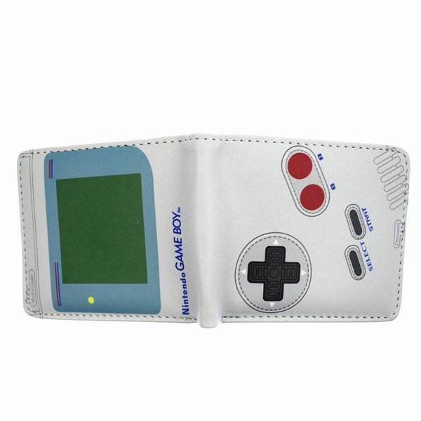 

wallets classic game cute bi-fold boy's purse student wallet holder, Red;black