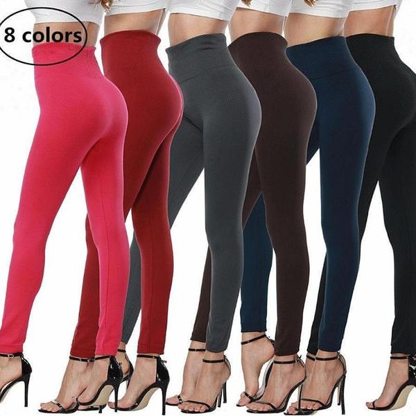 

yoga outfit high waist compression tummy control pants push up workout running leggings sport women fitness black trousers