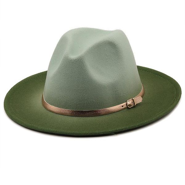 

wide brim hats round caps bowler elegant jazz cap fashion men women performance wedding birthday party hat 2021 fall winter, Blue;gray