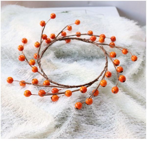 

1pcs bridal wedding headdress decorative flowers wreaths artificial plants christmas fruit home accessories scrapbooking jllfaq