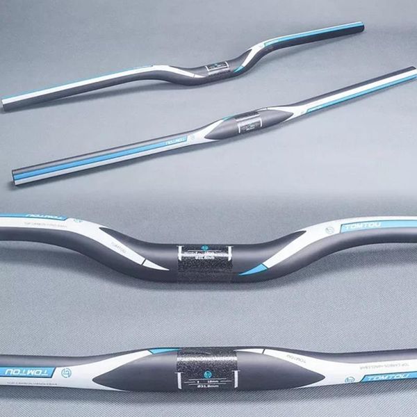 

bike handlebars &components tomtou blue matte ud carbon fiber mtb parts bicycles mountain handlebar width 580/600/620/640/660/680/700/720/74