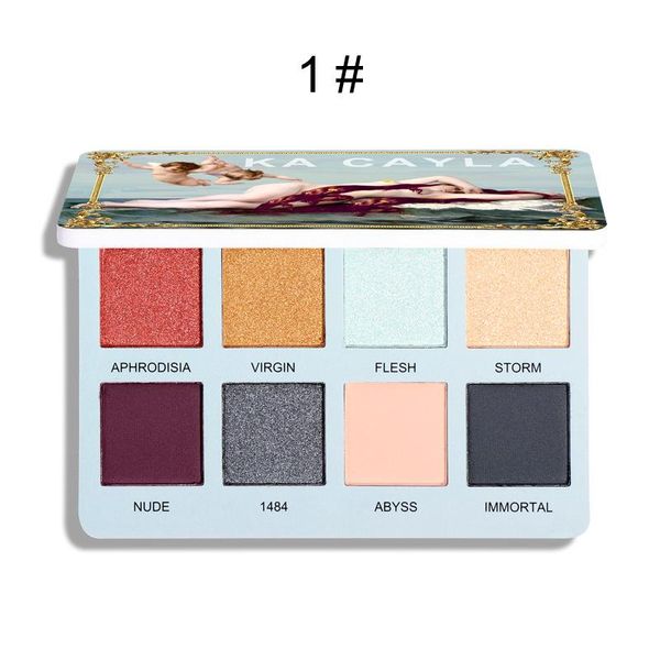 

eye shadow 8 colors matte waterproof and shine eyeshadow palette glitter lasting makeup pigments tsml1