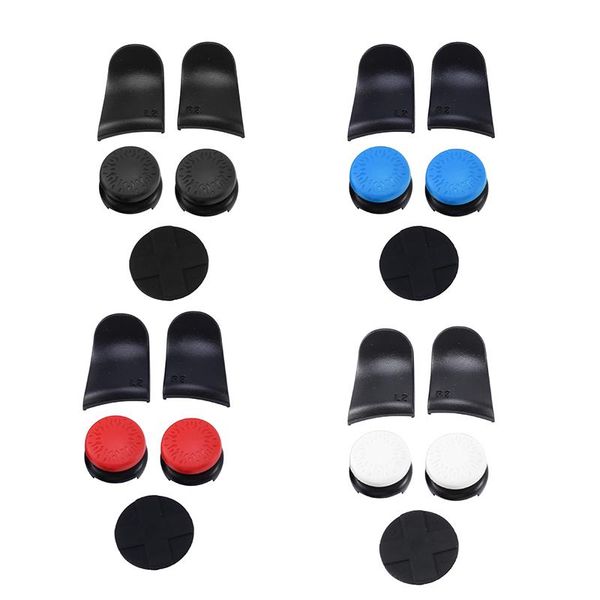 

game thumb cap l2 r2 extenders with cross key button for ps5 gamepad