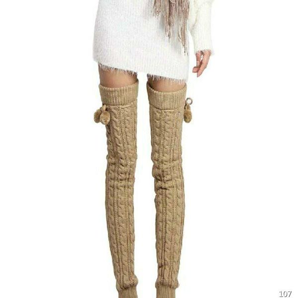 

leg warmers women knitted crochet legging warm long knee-stocks womens simple solid color all-match female trendy casual, Black;white
