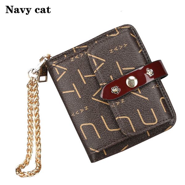 

bags wallet backpack 2021 women's short zipper handbag, Black;red