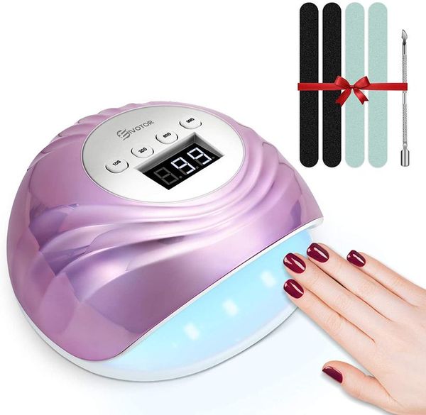 

nail dryers uv led lamp fast dryer gel light with 4 timmer settings smart sensor 86w machine for fingernail and toenail