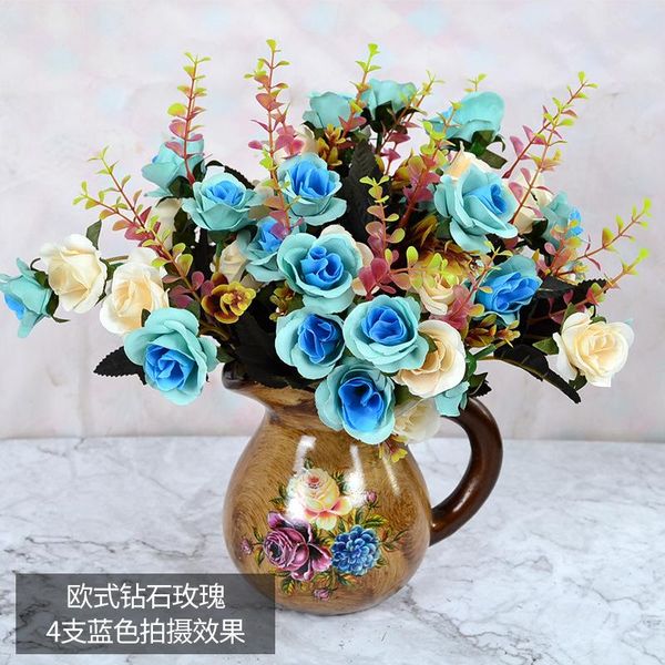 

model bundle of rose european style diamond rose table wedding flower 12 flower