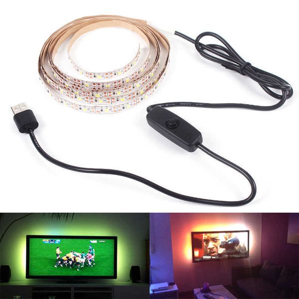 

usb led strip lamp smd3528 dc5v 1m 2m 3m 4m 5m wit