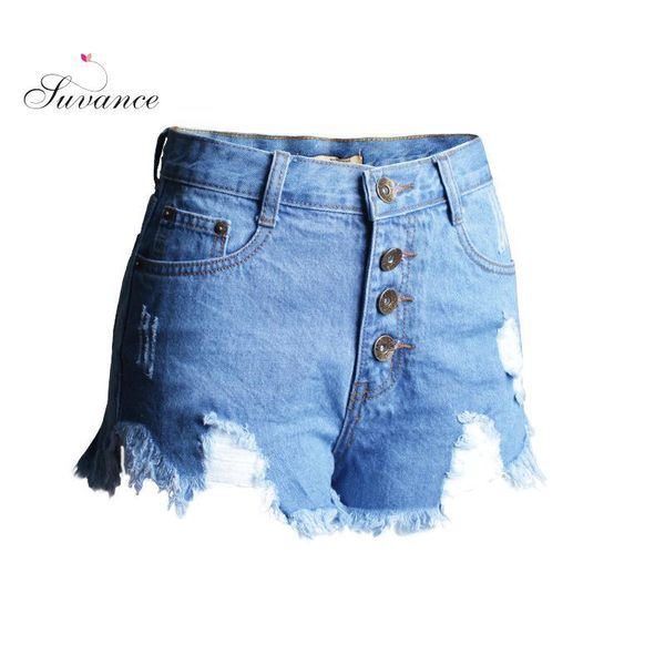 

women's jeans 2021 summer casual 3 solid color big size s-3xl cotton high waist women short jean jl-hg013, Blue
