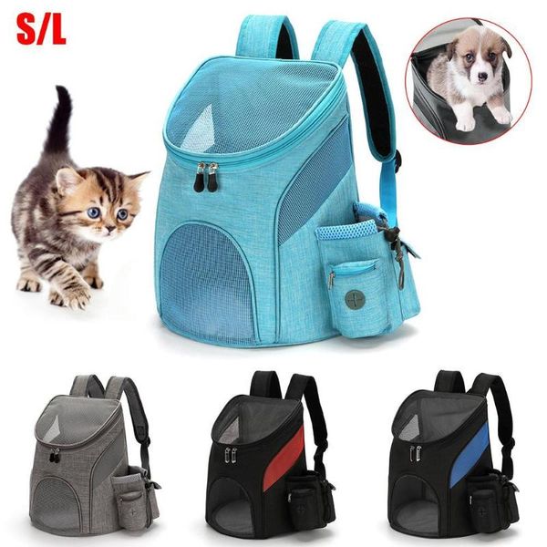 

portable pet cats puppy dog carrier backpack breathable foldable outdoor bag