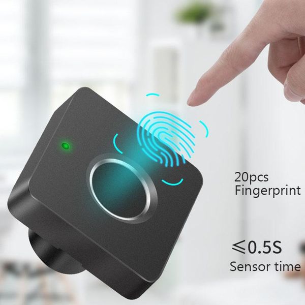 

smart lock fingerprint usb rechargeable anti-theft electronic file storage cabinet keyless furniture drawer box home office
