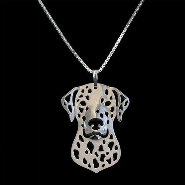 

pendant necklaces alloy pet women's metal dalmatian dog, Silver