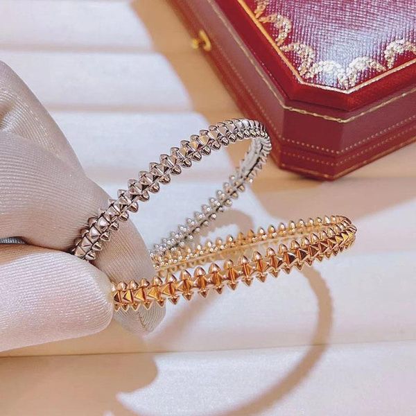 

bangle 2021 punk jewelry high version rivet bracelets for women, Black