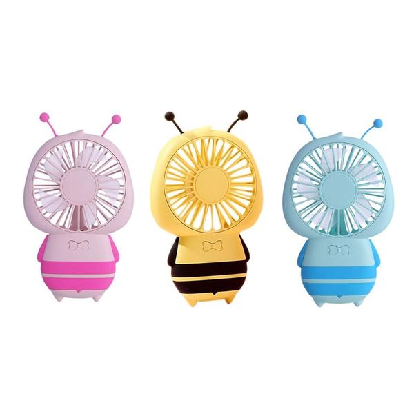 

electric fans usb rechargeable little bee mini fan handheld portable outdoor sports hanging neck
