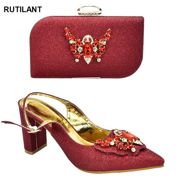 

dress shoes latest wedding bride cristal nigerian and matching bags decorated with appliques elegant bridal party buckle strap, Black