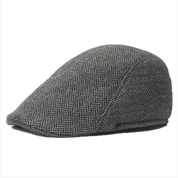 

classic irish flat ivy cap tweed newsboy for men dark grey khaki, Blue;gray