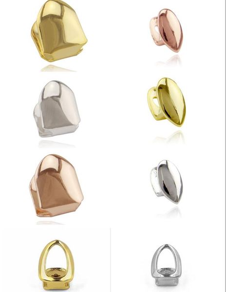 

grillz, body jewelry18k real gold braces punk hiphop hollowed single teeth dental mouth fang grills tooth cap party rapper jewelry drop deli, Black