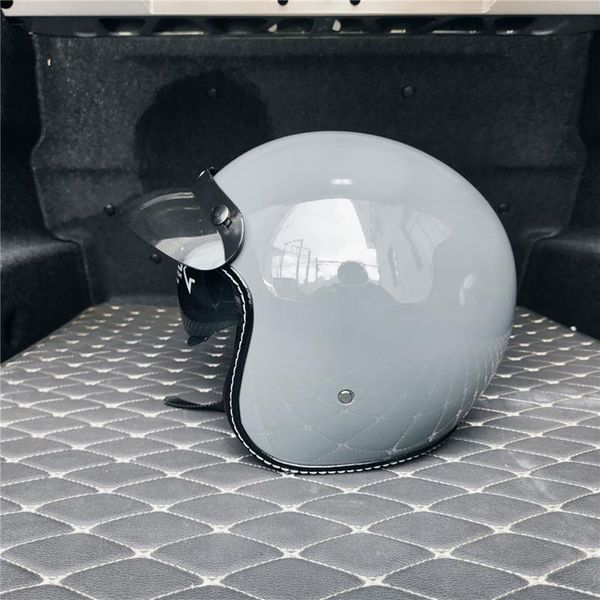 

motorcycle helmets retro helmet 3/4 open half capacete vintage abs material