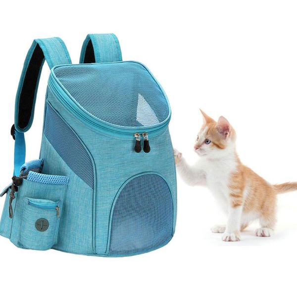 

cat carriers,crates & houses outdoor small animal carrier breathable pet bag portable dog sack camping travel knapsack accessories