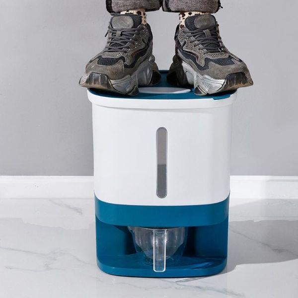 

storage bottles & jars 10kg rice container large sealed grain dispenser box with lid measuring cylinder moisture proof