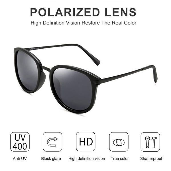 

polarized brand uv400 sunglasses oversized de parzin glasses sun vintage women classic lens men women gafas design sol wflbx, White;black