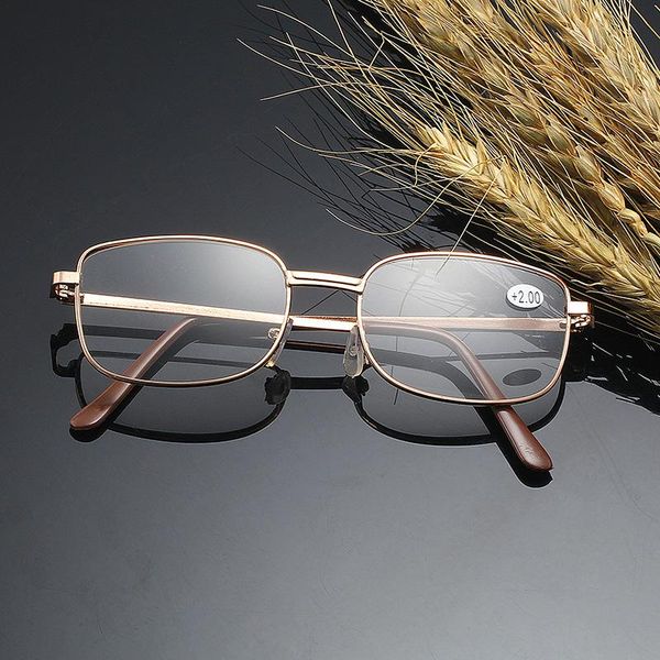 

sunglasses simple metal reading glasses men resin solid color fashion myopia high-value, White;black