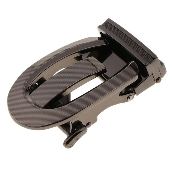 

belts men fashion business casual style buckle automatic slide, Black;brown