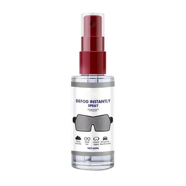 

sunglasses frames anti fog spray eyeglass goggles antifog lens cleaner 48h long lasting glasses defogger prevent fogging for u4le, Silver