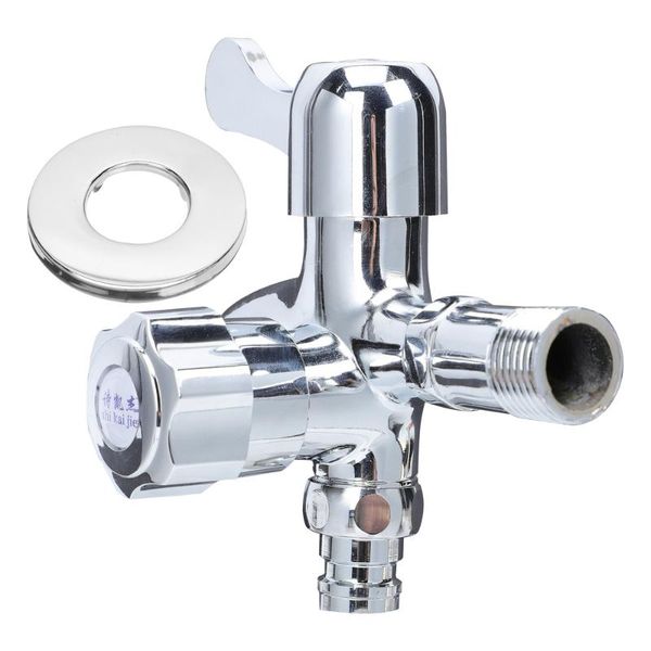

kitchen faucets dual-outlet washing machine household 2-in-1 (silver)