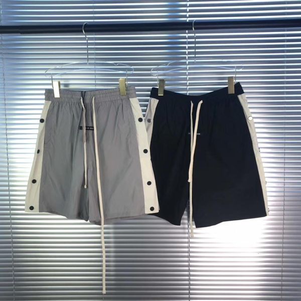 

2021 new 20ss latest high street hip-hop fog style men women season 6 streetwear fashion shorts cotton nm1b, White;black