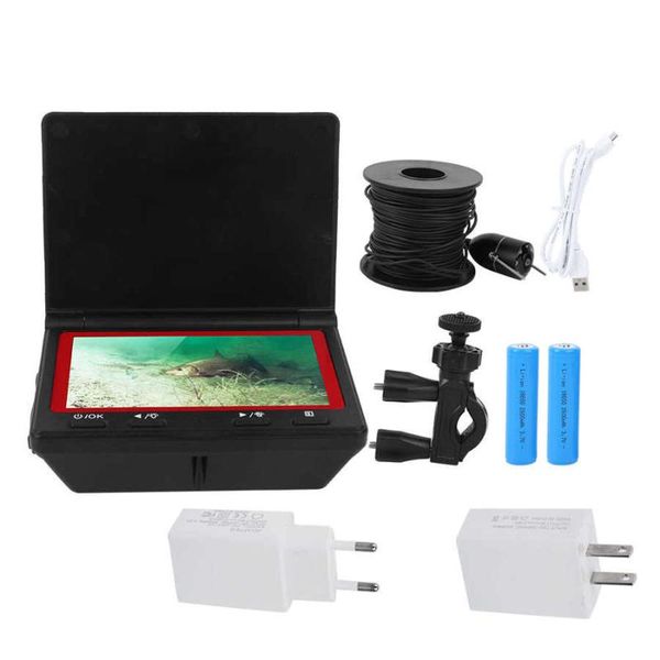 

720p video 8 super night viewing lights visual fish finder camera for fishing 180 degrees fish finder with bettery 100-240v