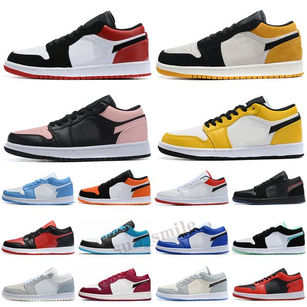 

womens mens 1 low basketball shoes 1s dio travis black toe og royal blue unc paris designer trainers sports sneakers