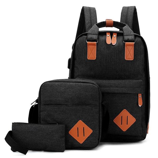 

backpack men's casual three piece computer bag men's outdoor travel bag