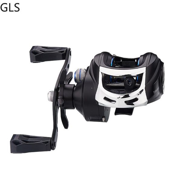 

metal anti-corrosion baitcasting reel 7.2:1 gear ratio high speed 4+1bb fishing reel aluminum spool fishing tackle