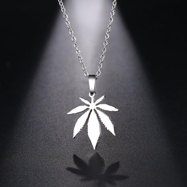 

pendant necklaces stainless steel necklace for women man choker chain engagement jewelry korean fashion, Silver