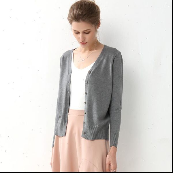 

women cardigan autumn coat thin short full long sleeves v neck casual knitted outerwear single breasted spring fashion, White;black