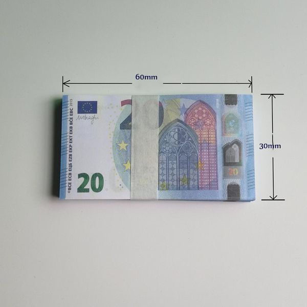 5Pack FINUN Money Banknote Party Forniture 5 10 20 50 100 dollari US Euro Valistica PROP PROP PROP VALCENZA EURO FUCILE COPIA 100 PCS/PACCHETTI GIOCHI RAGA