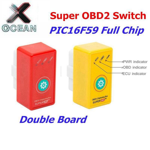 

code readers & scan tools super nitro obd2 power prog with reset button for benzine car chip tuning box plug and drive save fuel petrol