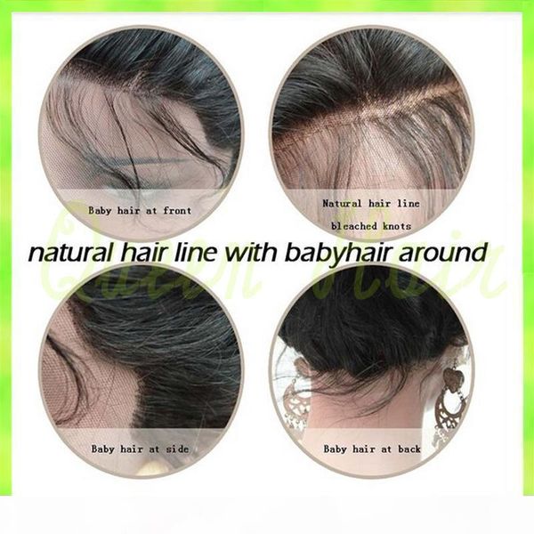 

5*4.5'' silk base full lace human hair wigs for black women body wave brazilian remy hair, Black;brown