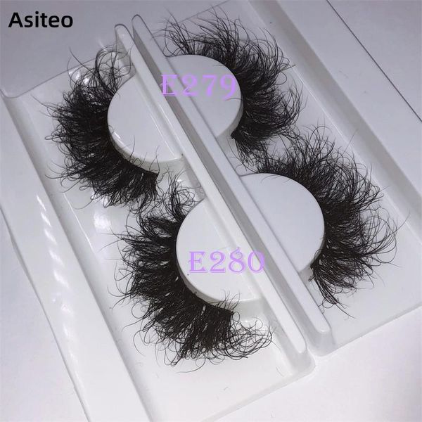 

false eyelashes e 25mm dramatic 3d mink lashes fluffy messy wispy natural with custom eyelash packaging boxes makeup