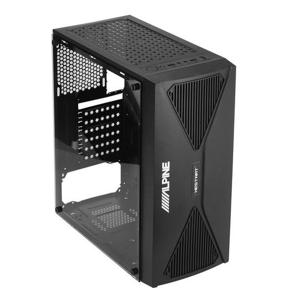 Caixa de computador PC Lado transparo Torre de painel de acrílico para jogos ATX / M-ATX / Mini-ITX Suporte de resfriamento de água