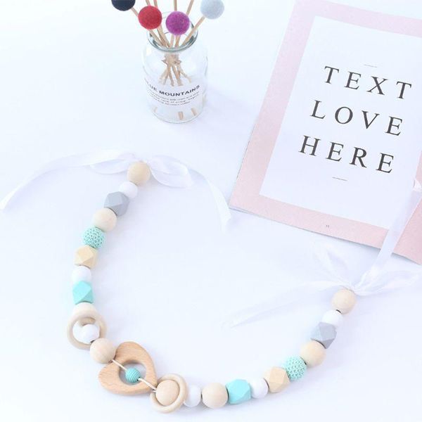 

kids room decor baby stroller decorative pendant newborn wooden teethers j2hd
