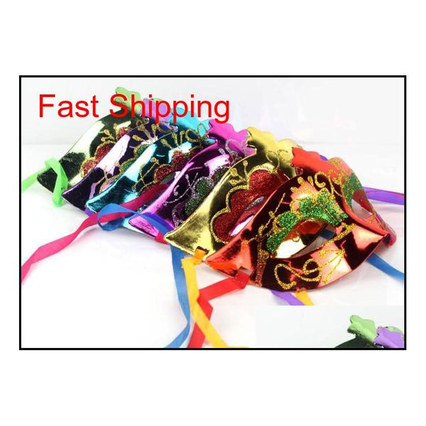 

venetian colored draw mask masquerade party wedding supplies women masks masquerade halloween cosplay dress ball performance tynk k9mx6
