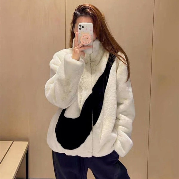 

faux fur coat winter women 2021 autumn and winter new imitation rabbit fur lamb fur short plush jaet, Black